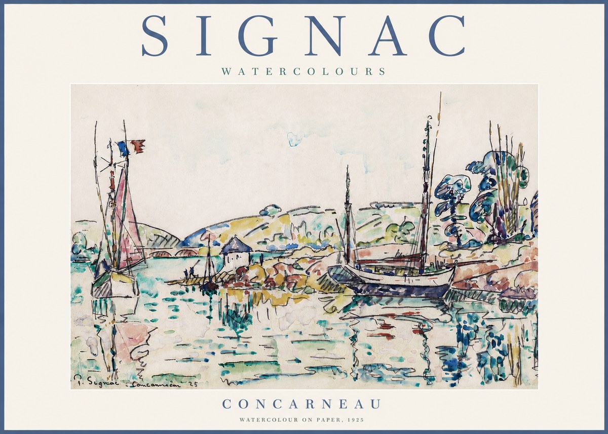 Signac Concarneau No3 - Póster
