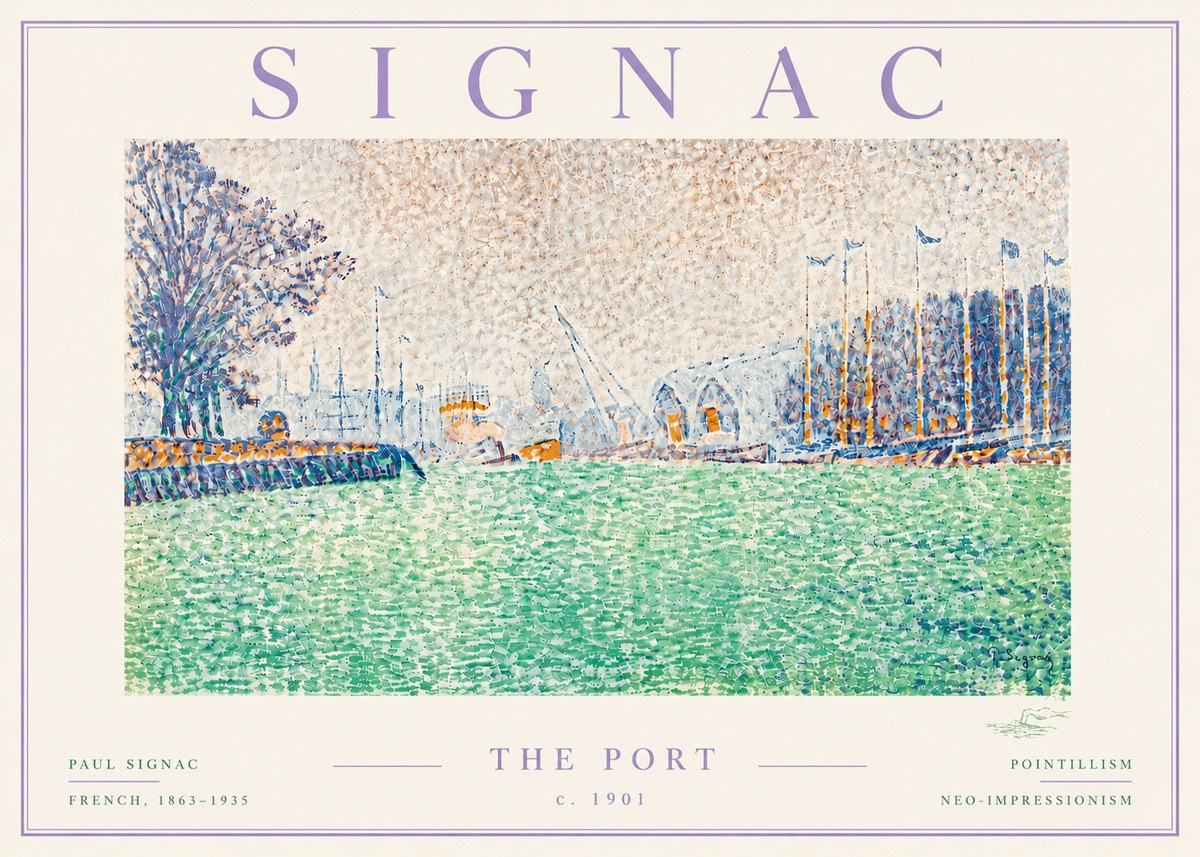 Signac The Port II No6 - Póster