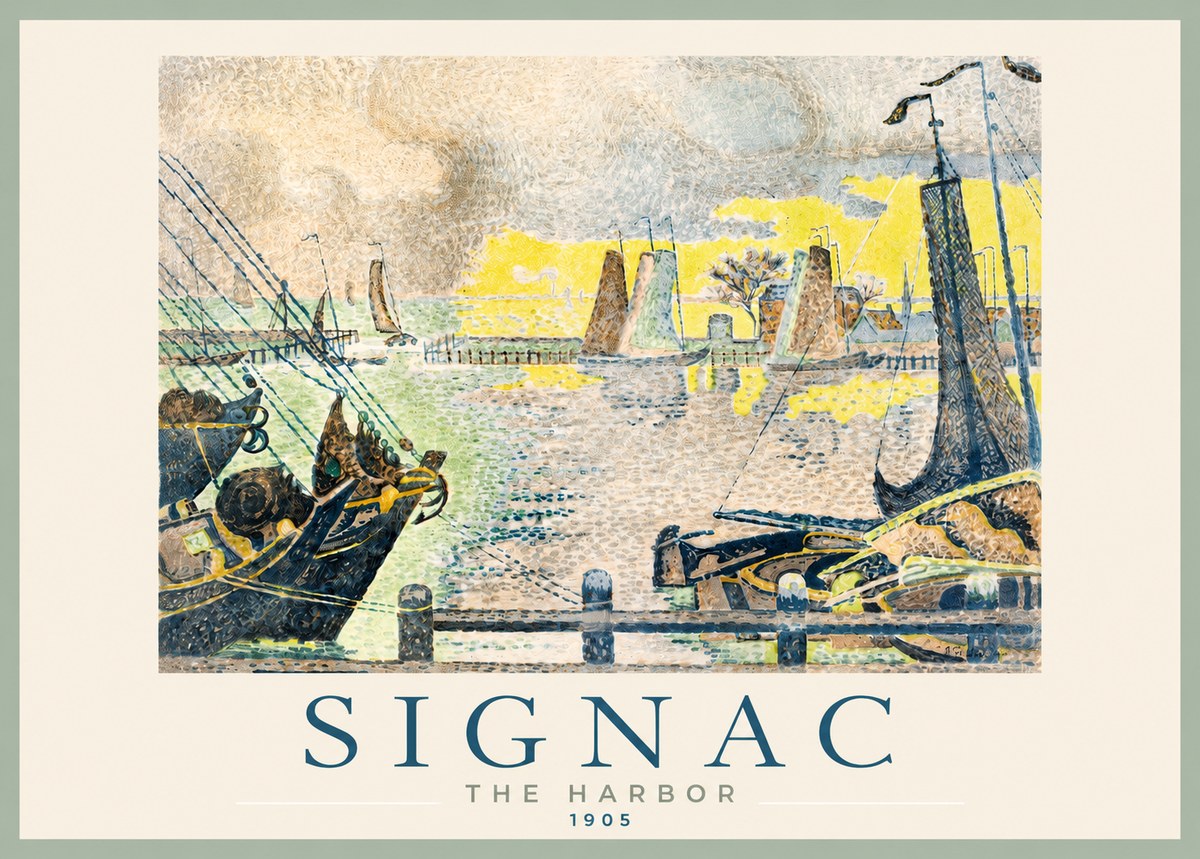 Signac The Harbor III No2 - Póster