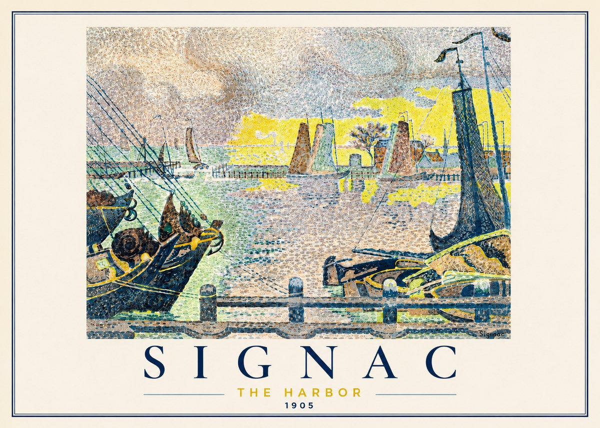Signac The Harbor III No3 - Póster