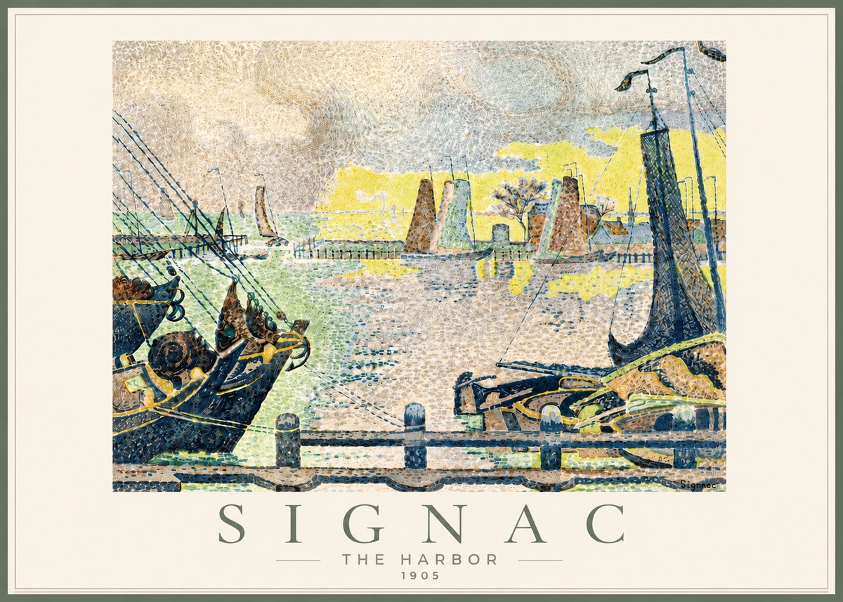 Signac The Harbor III No4 - Póster
