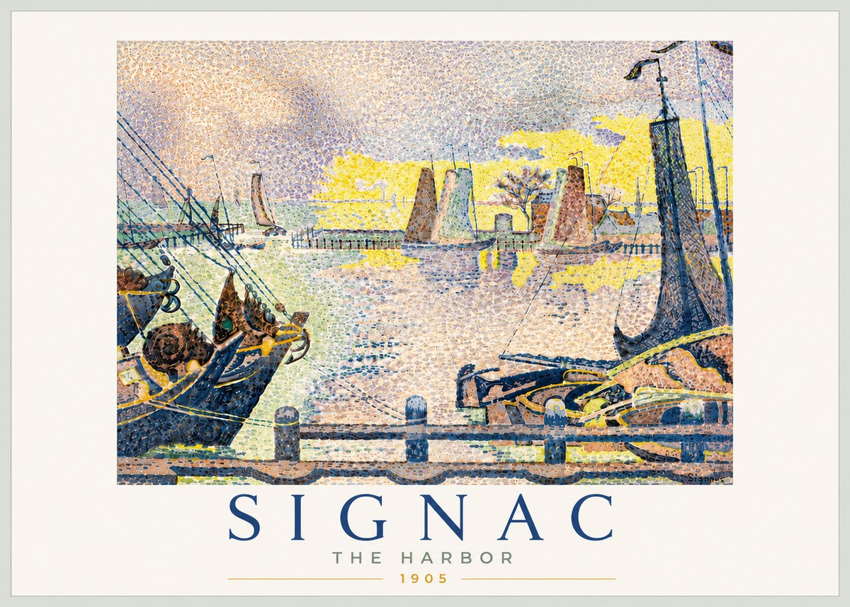 Signac The Harbor III No5 - Póster