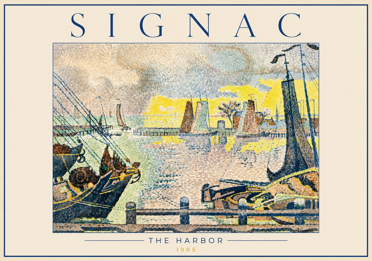 Signac The Harbor III No6 - Póster