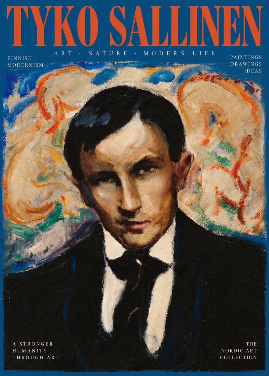 Tyko Sallinen Portrait of a Man II No2 - Póster