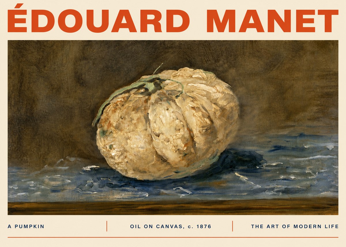 Édouard Manet A Pumpkin No4 - Póster