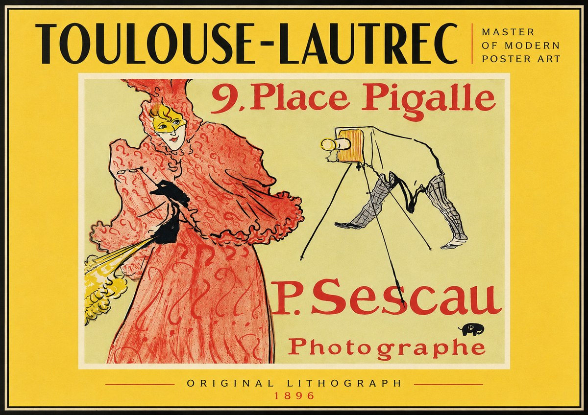 Toulouse-Lautrec 9. Place Pigalle No4 - Póster