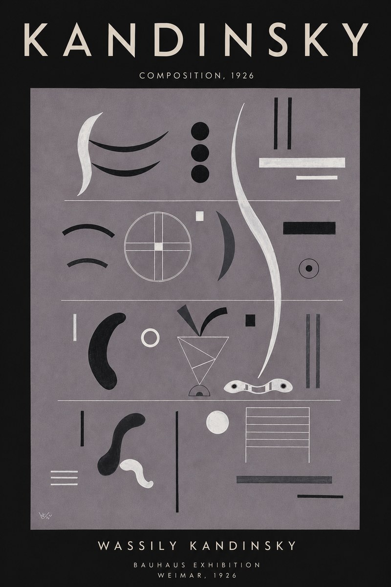 Kandinsky Composition I No4 - Póster