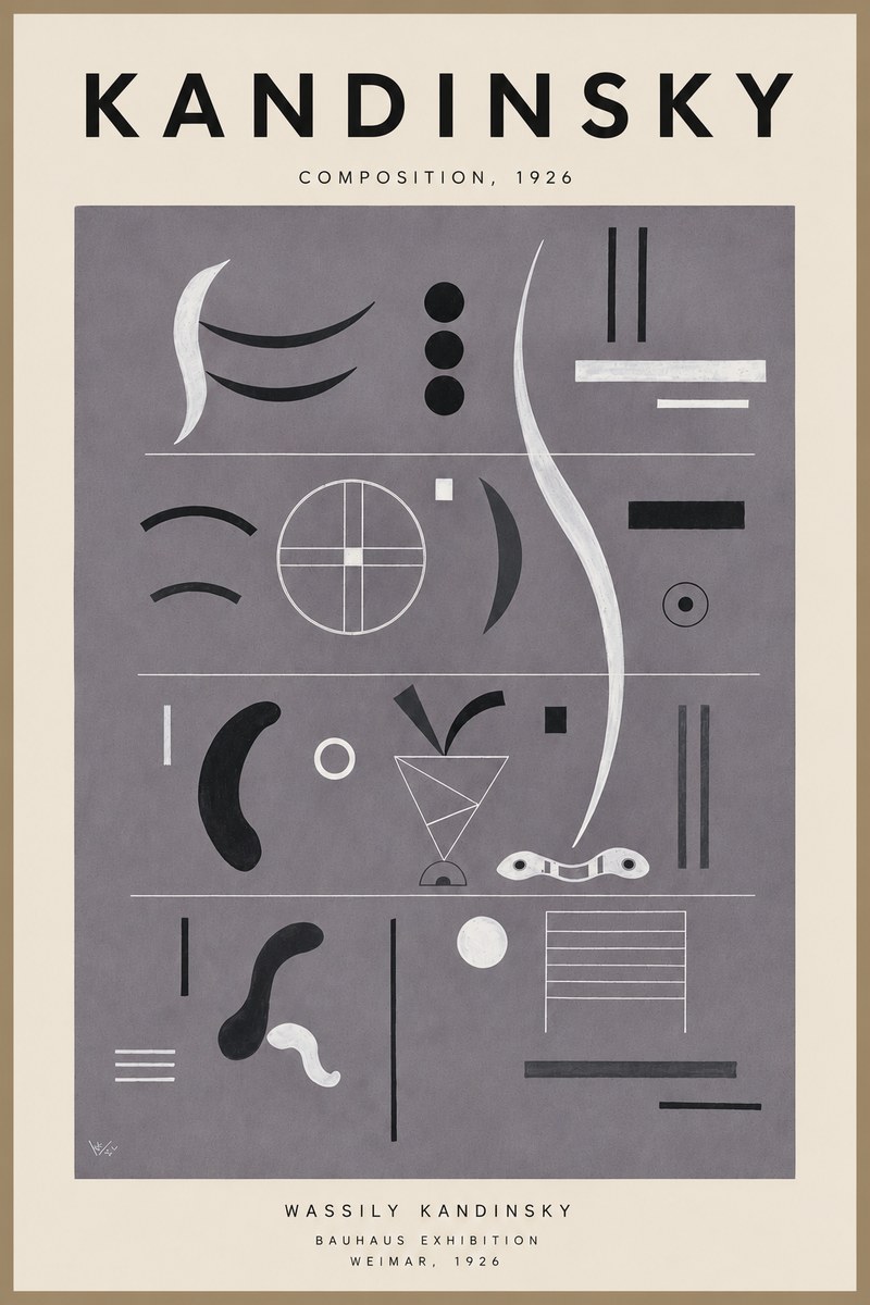 Kandinsky Composition I No5 - Póster