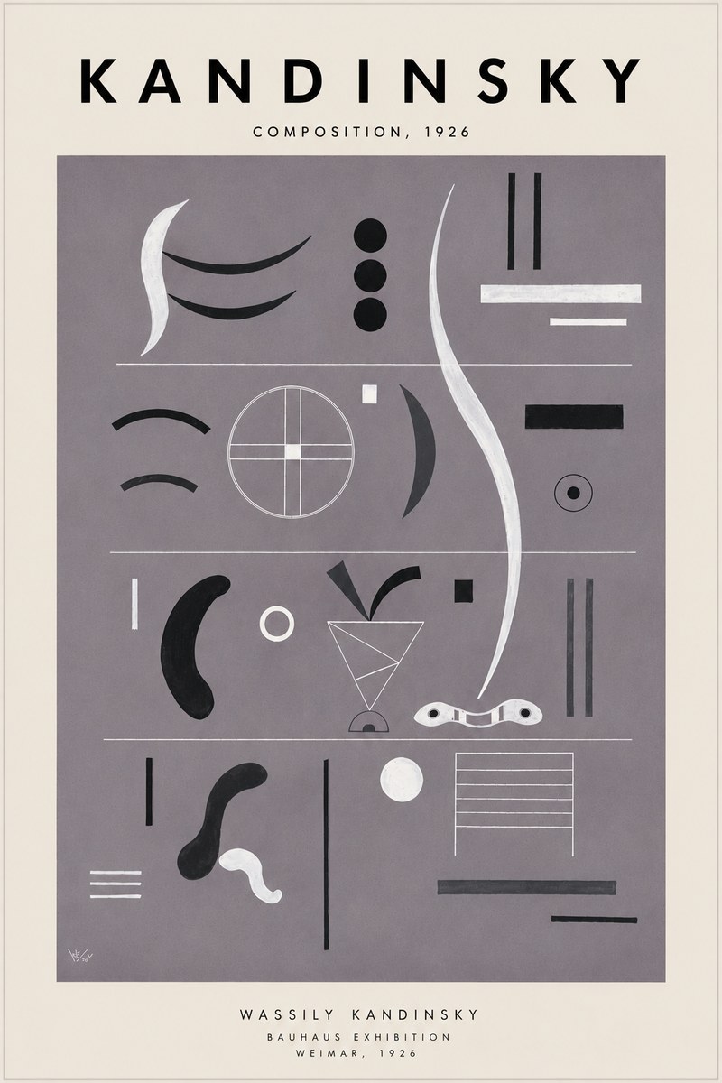 Kandinsky Composition I No6 - Póster