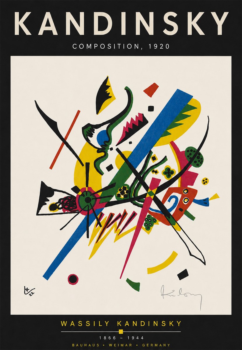 Kandinsky Composition, 1920 No4 - Póster