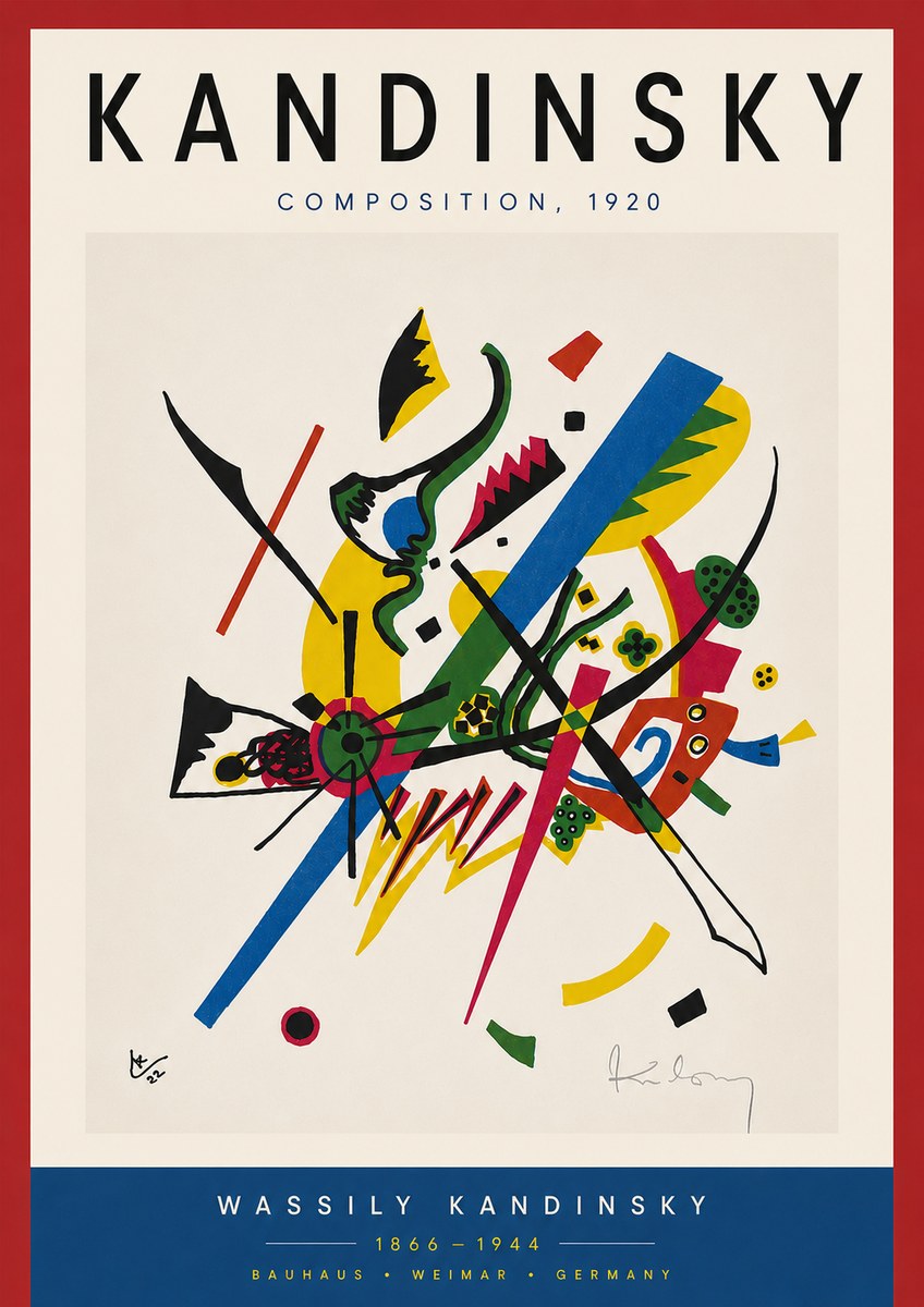Kandinsky Composition, 1920 No6 - Póster