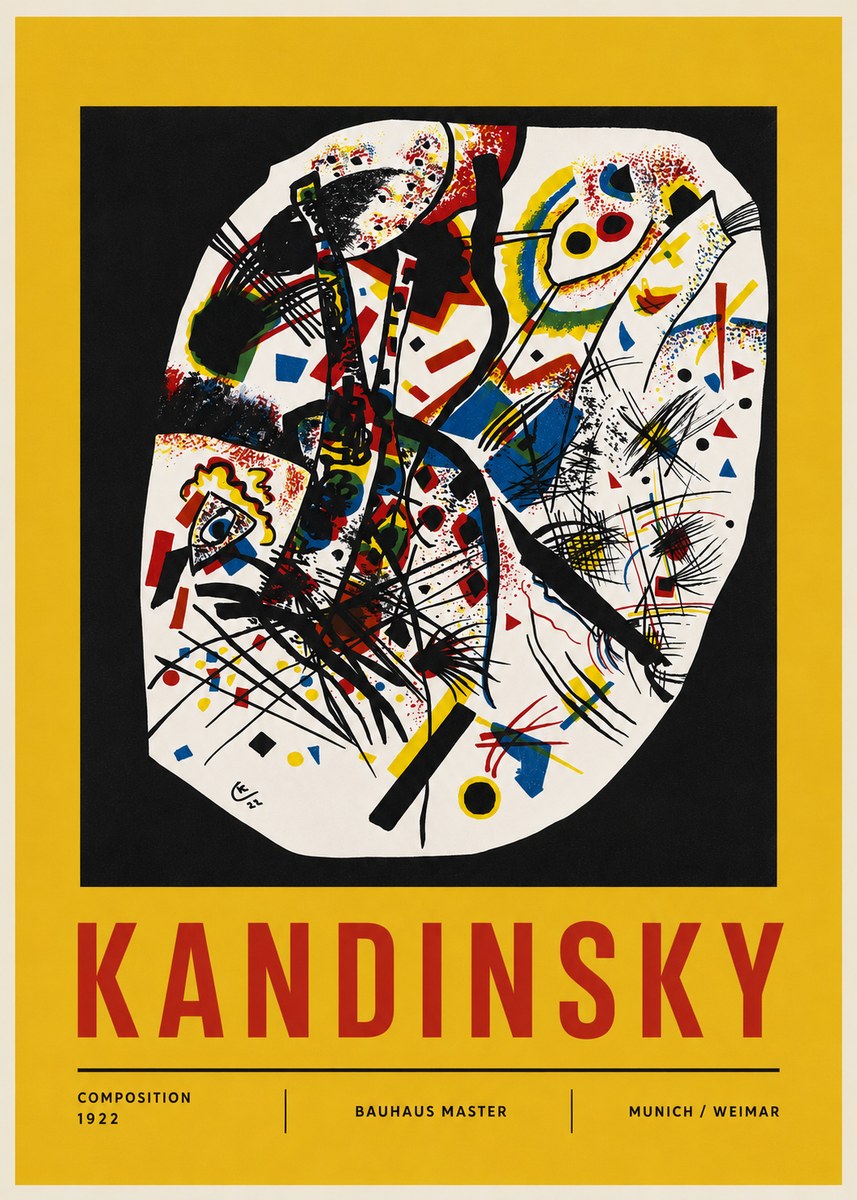 Kandinsky Composition 1922 No4 - Póster