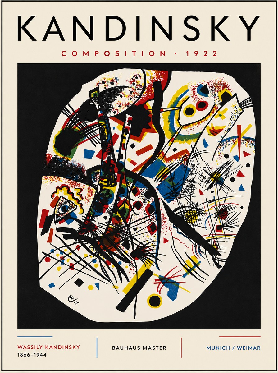 Kandinsky Composition 1922 No6 - Póster