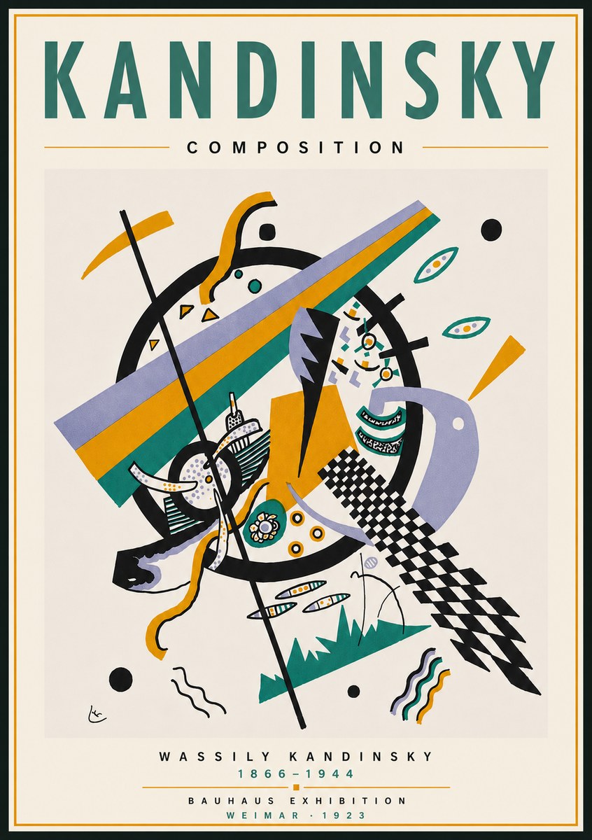 Kandinsky Composition III No6 - Póster