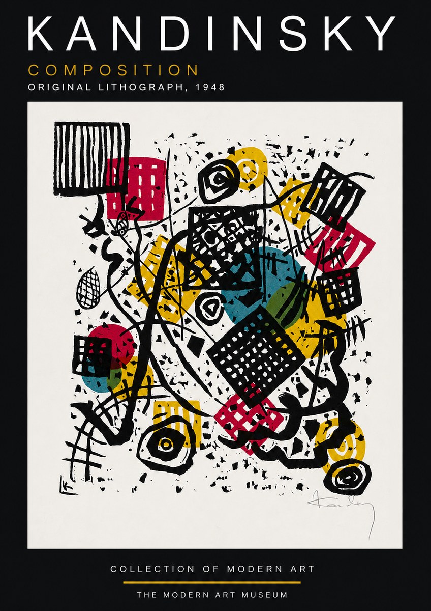 Kandinsky Composition IV No3 - Póster