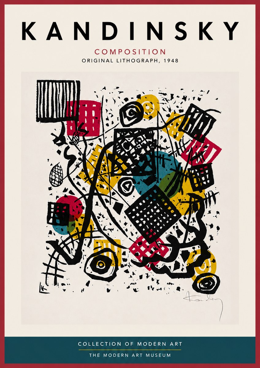 Kandinsky Composition IV No5 - Póster