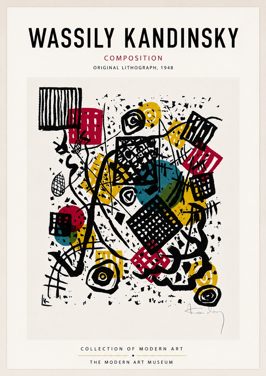 Kandinsky Composition IV No6 - Póster