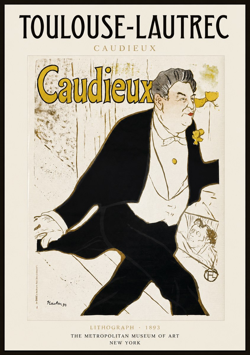 Toulouse-Lautrec Caudieux No1 - Póster