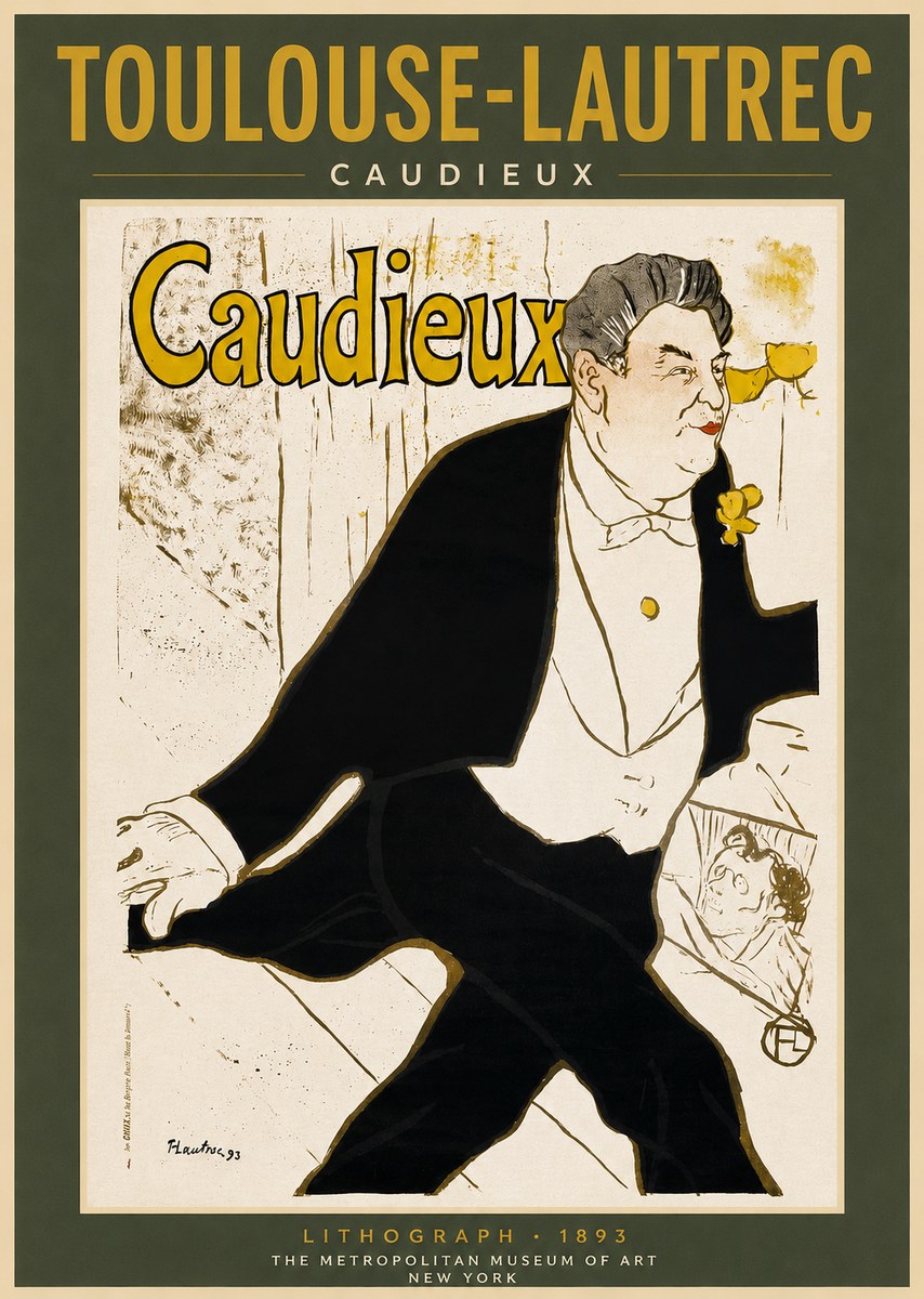 Toulouse-Lautrec Caudieux No2 - Póster