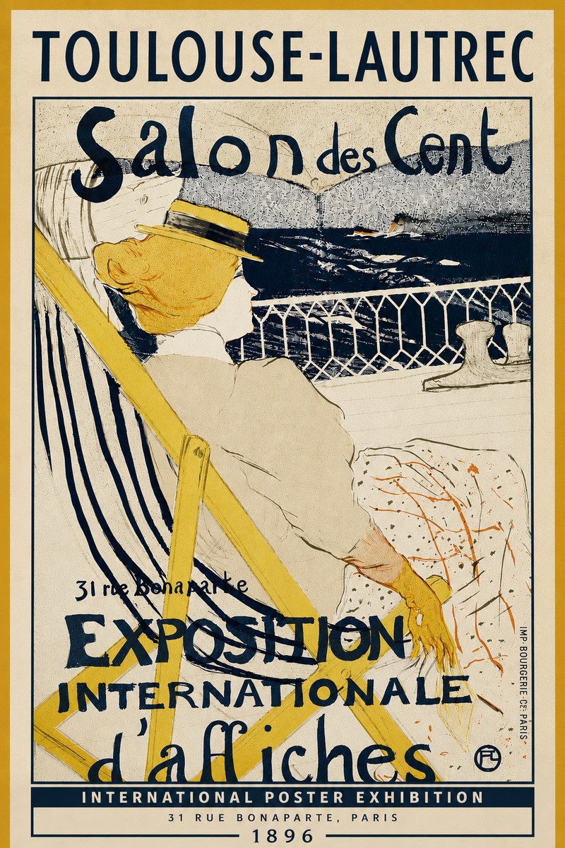 Toulouse-Lautrec Salon Des Cent No5 - Póster
