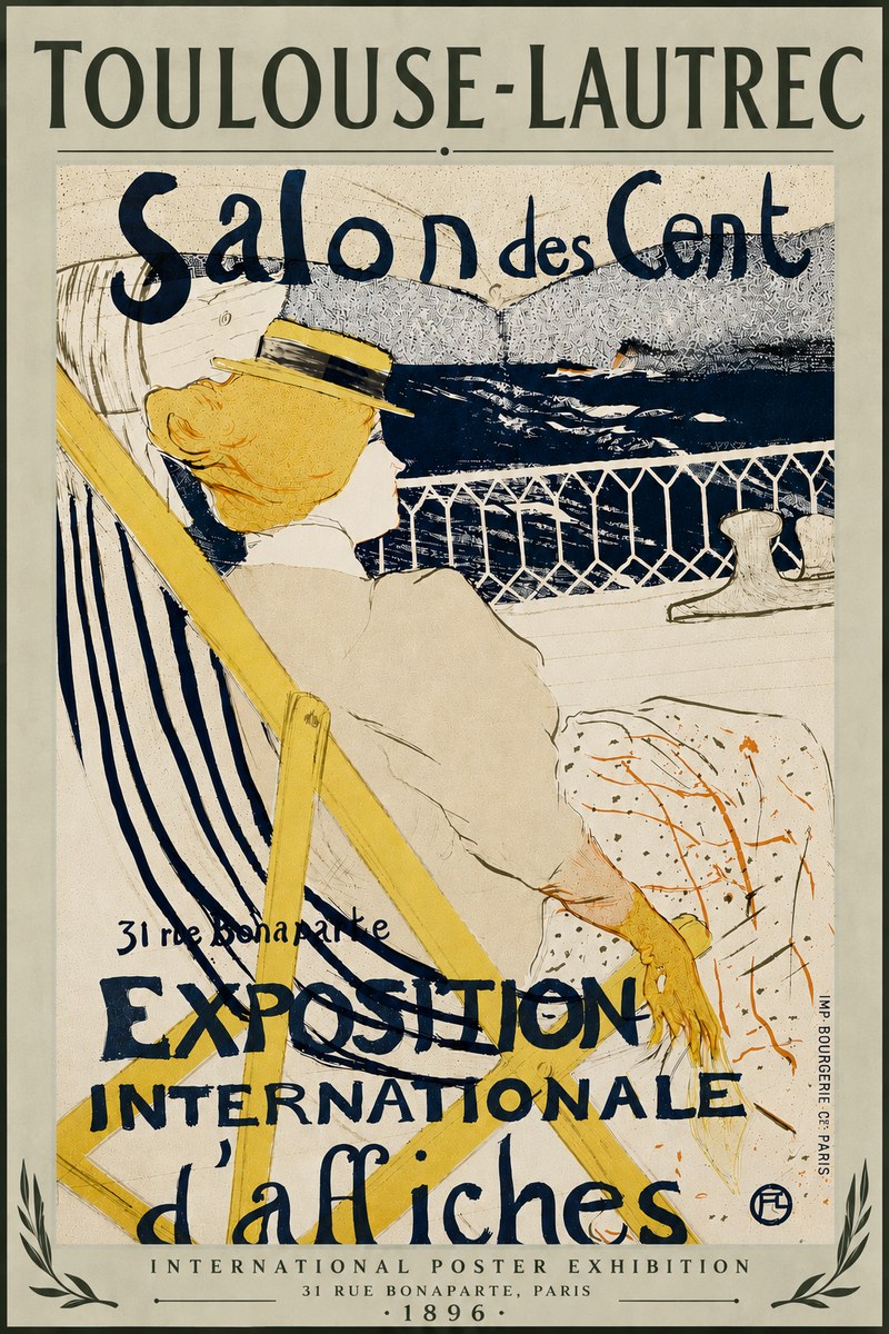 Toulouse-Lautrec Salon Des Cent No6 - Póster
