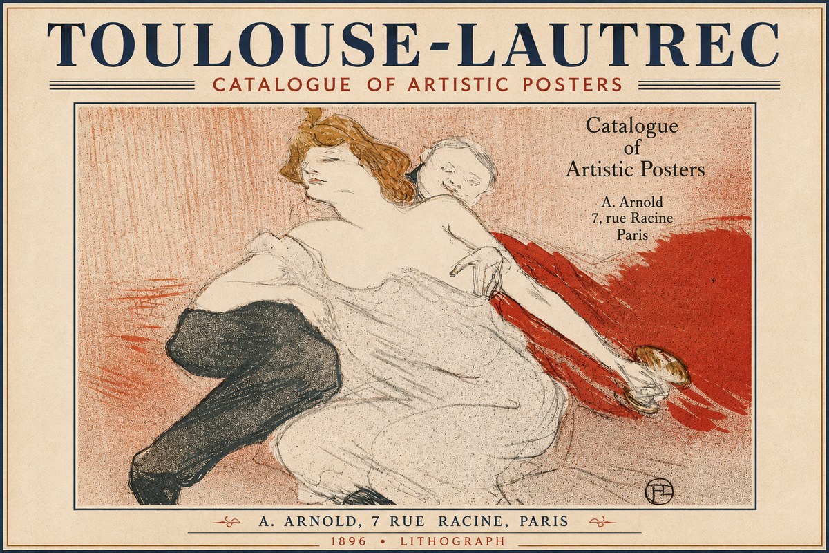 Toulouse-Lautrec Catalogue of Artistic Posters No5 - Póster