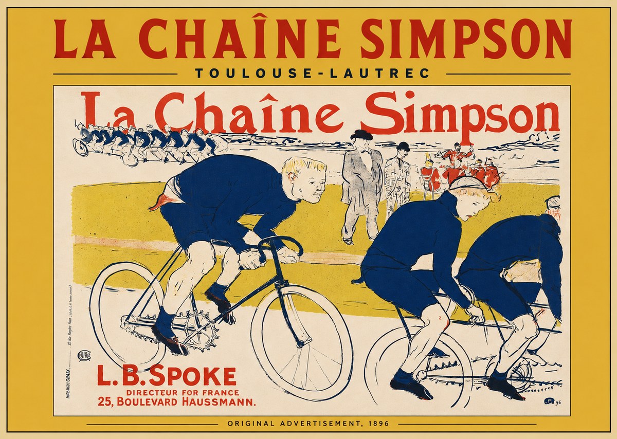 Toulouse-Lautrec La Chaîne Simpson No3 - Póster