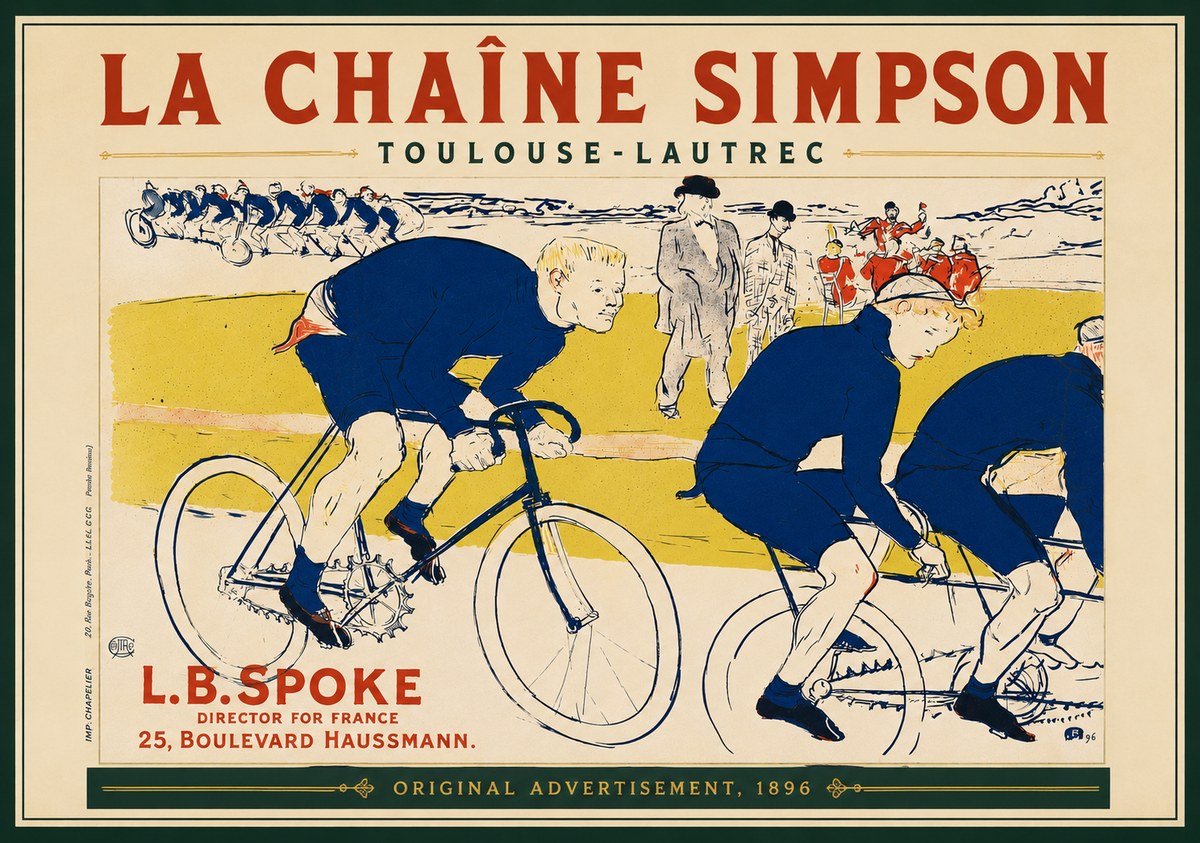 Toulouse-Lautrec La Chaîne Simpson No5 - Póster