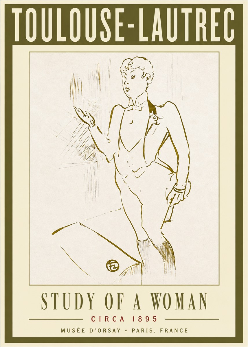 Toulouse-Lautrec The Poet of Parisian Life No3 - Póster