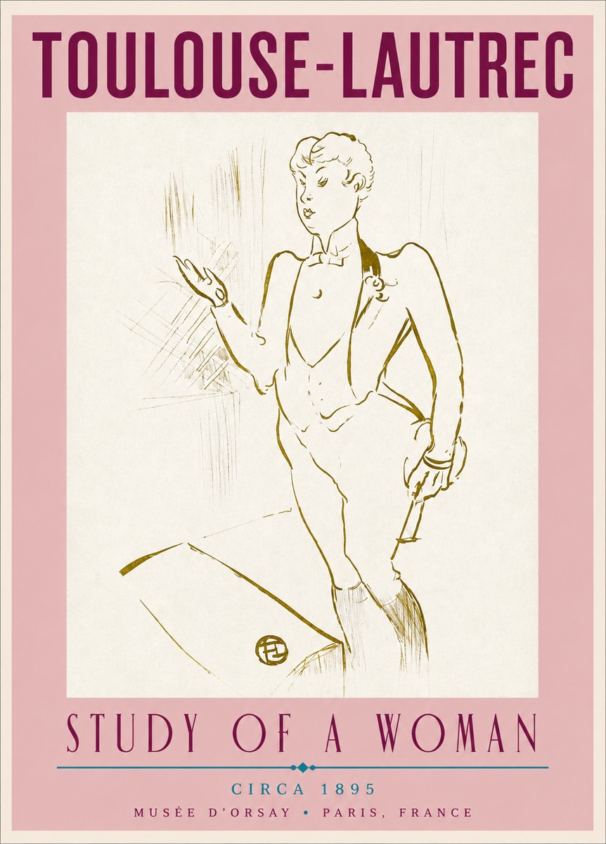 Toulouse-Lautrec The Poet of Parisian Life No4 - Póster
