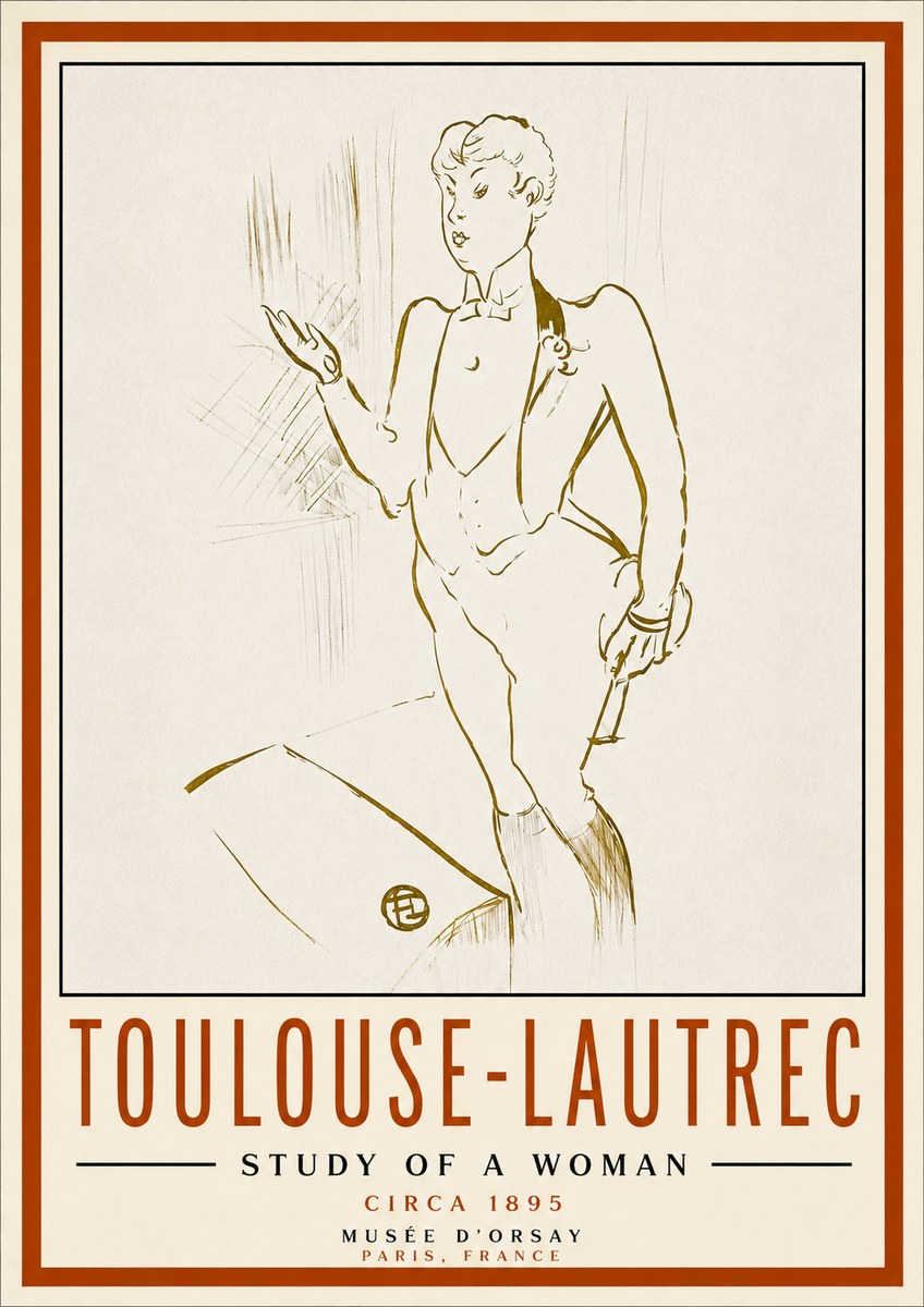 Toulouse-Lautrec The Poet of Parisian Life No6 - Póster