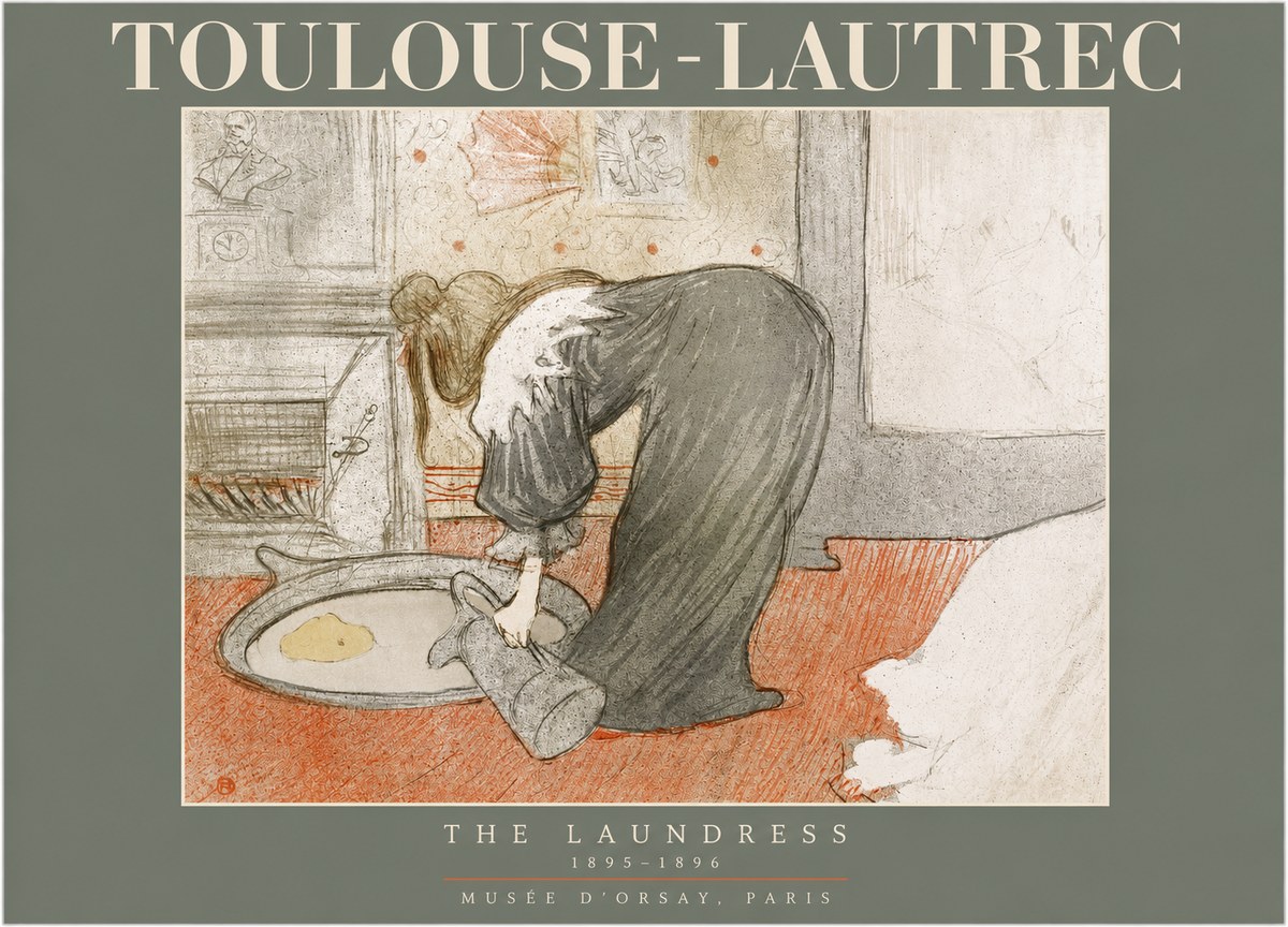 Toulouse-Lautrec The Laundress No2 - Póster