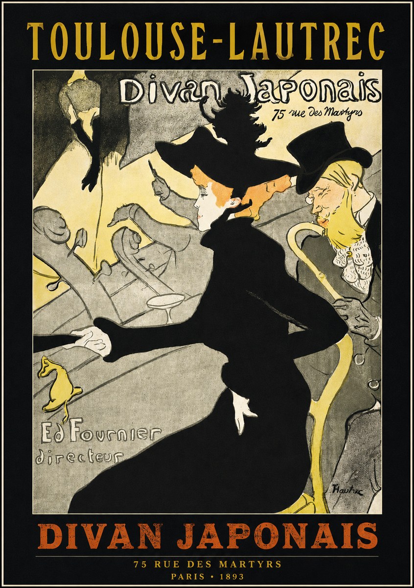 Toulouse-Lautrec Divan Japonais No2 - Póster