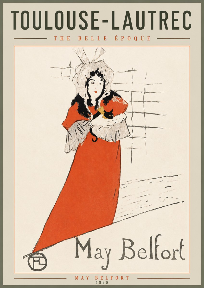 Toulouse-Lautrec May Belfort No4 - Póster
