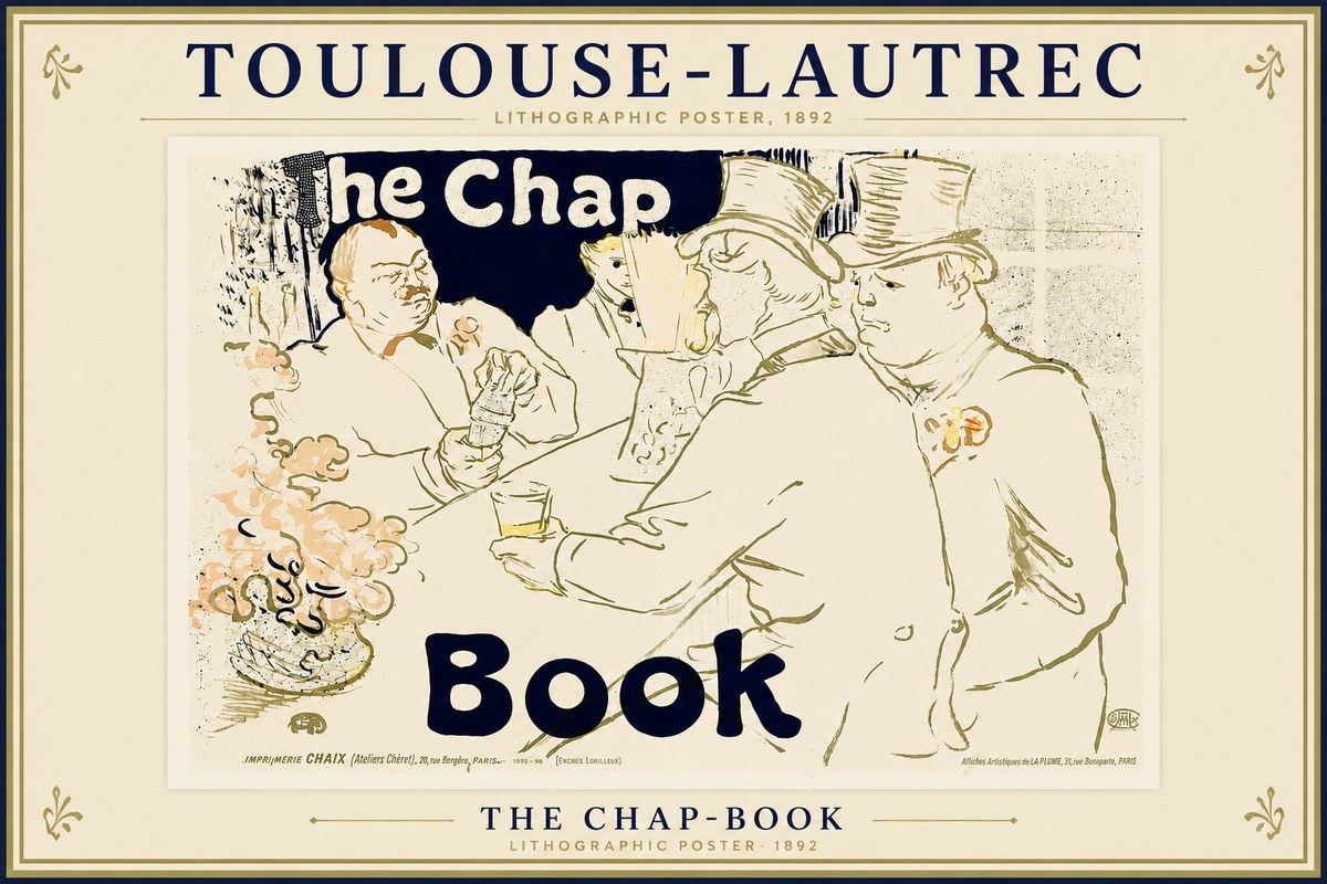 Toulouse-Lautrec The Chap-book No3 - Póster