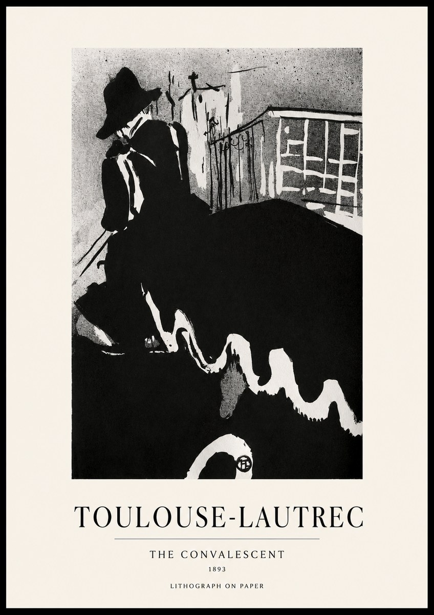 Toulouse-Lautrec The Convalescent No1 - Póster