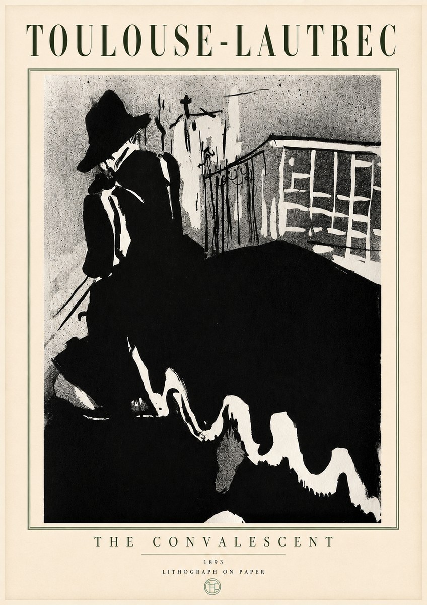 Toulouse-Lautrec The Convalescent No4 - Póster