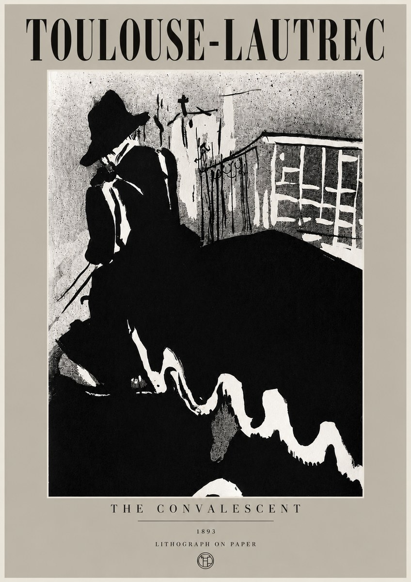 Toulouse-Lautrec The Convalescent No6 - Póster