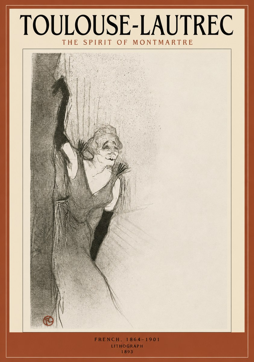 Toulouse-Lautrec The Spirit of Montmartre No2 - Póster