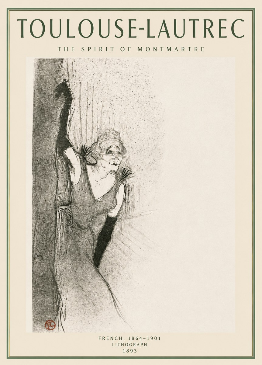 Toulouse-Lautrec The Spirit of Montmartre No3 - Póster