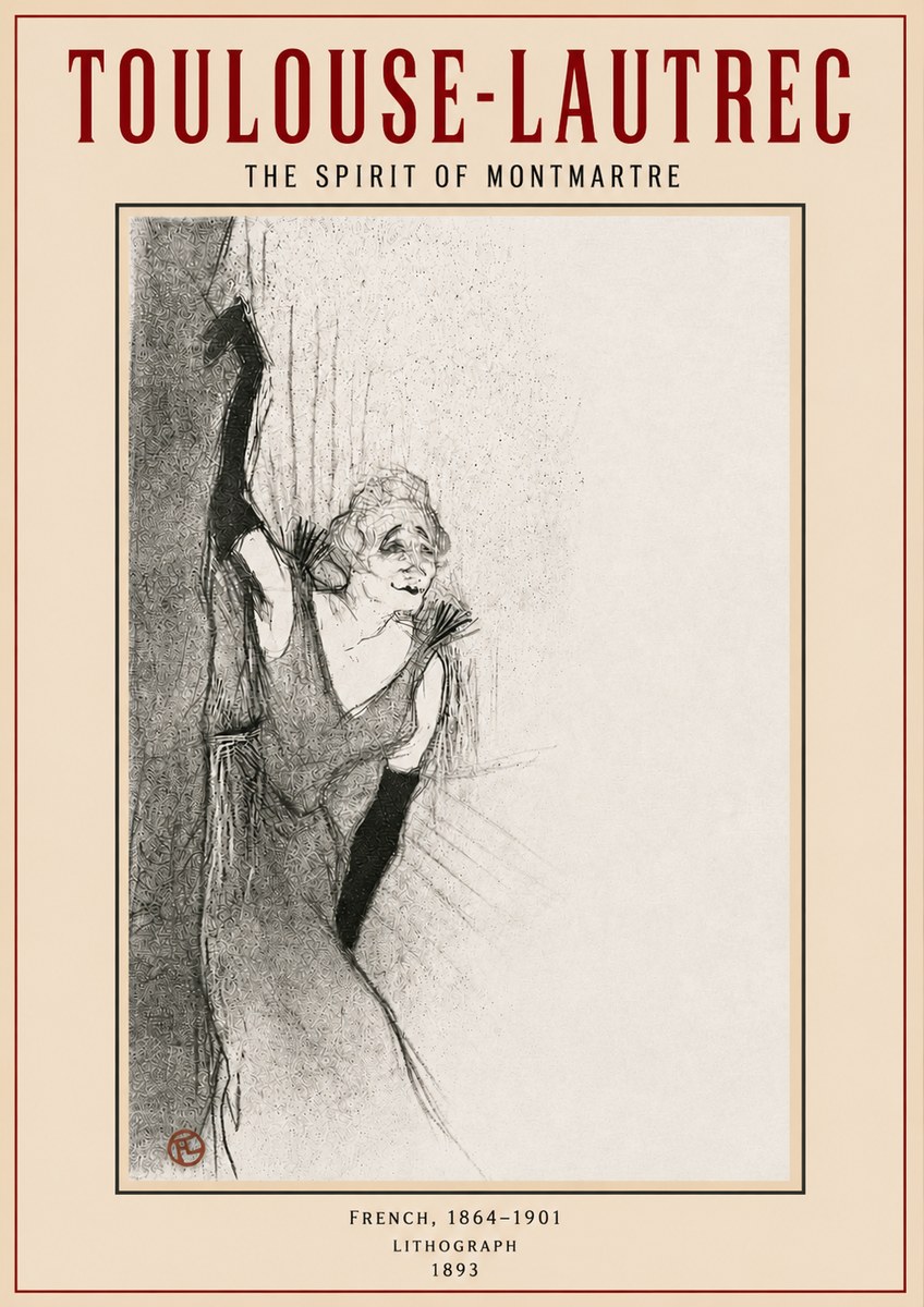Toulouse-Lautrec The Spirit of Montmartre No4 - Póster