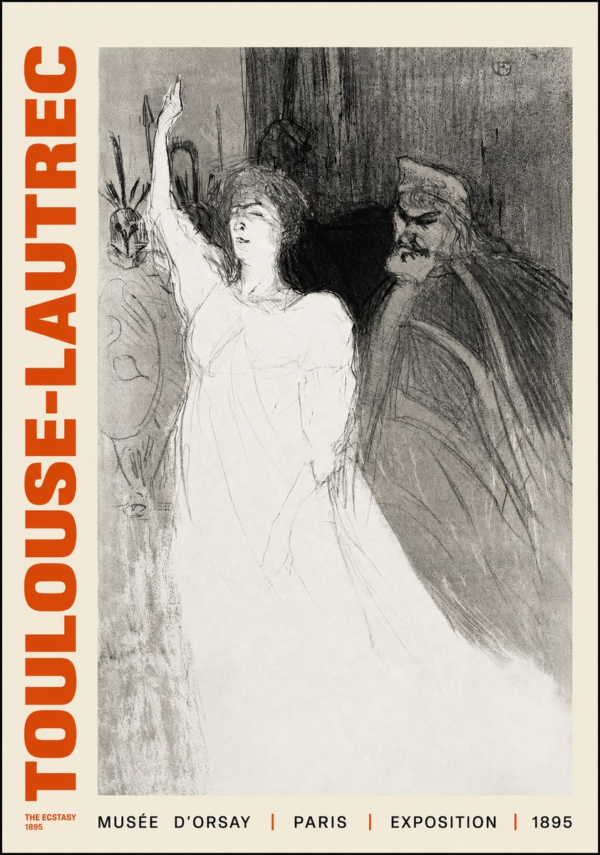Toulouse-Lautrec The Ecstasy No2 - Póster