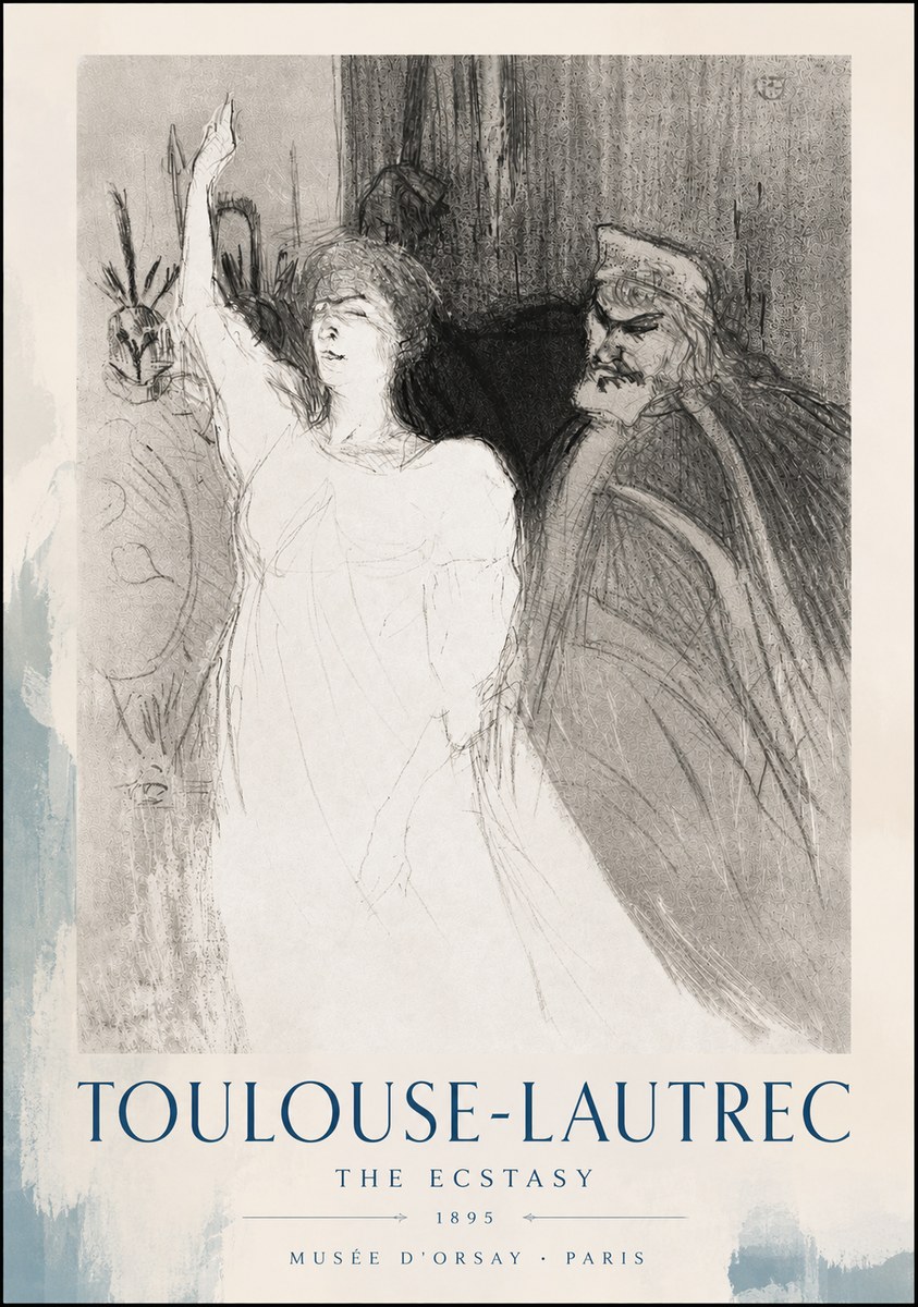 Toulouse-Lautrec The Ecstasy No6 - Póster