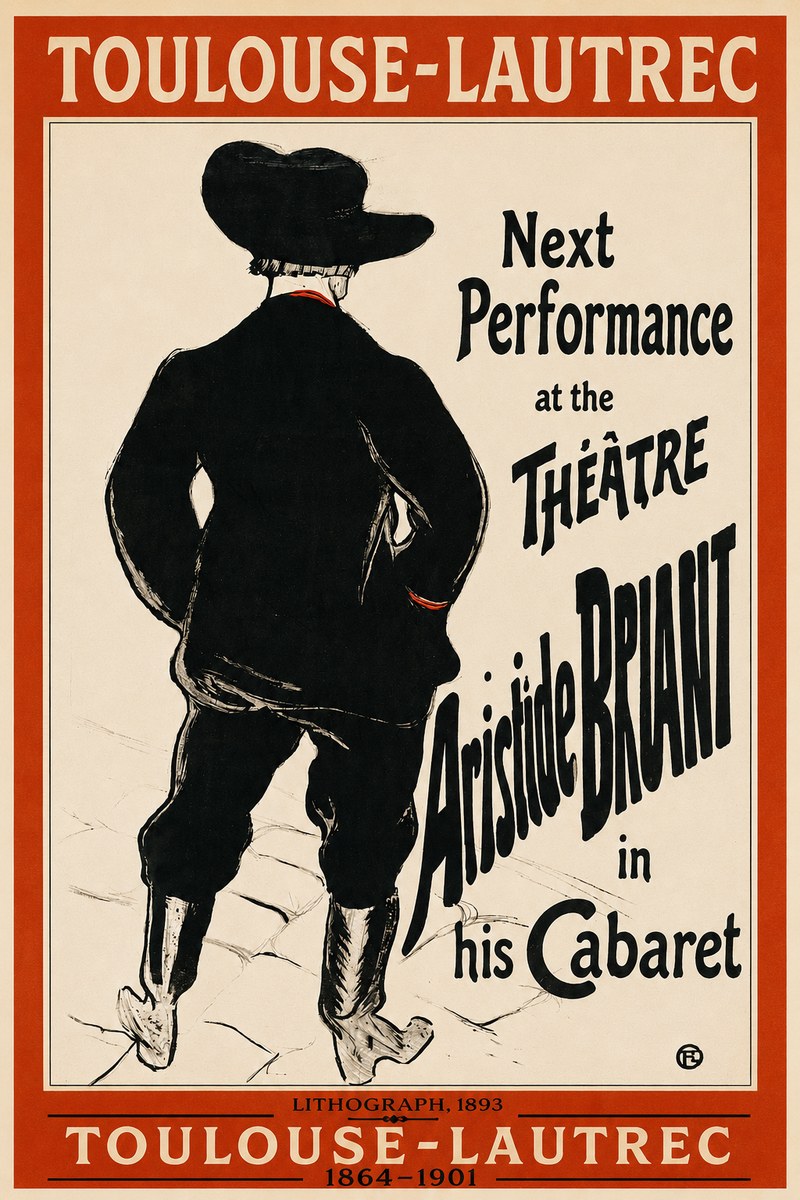 Toulouse-Lautrec Next Performance at the Théâtre Aristide Bruant in His Cabaret No2 - Póster