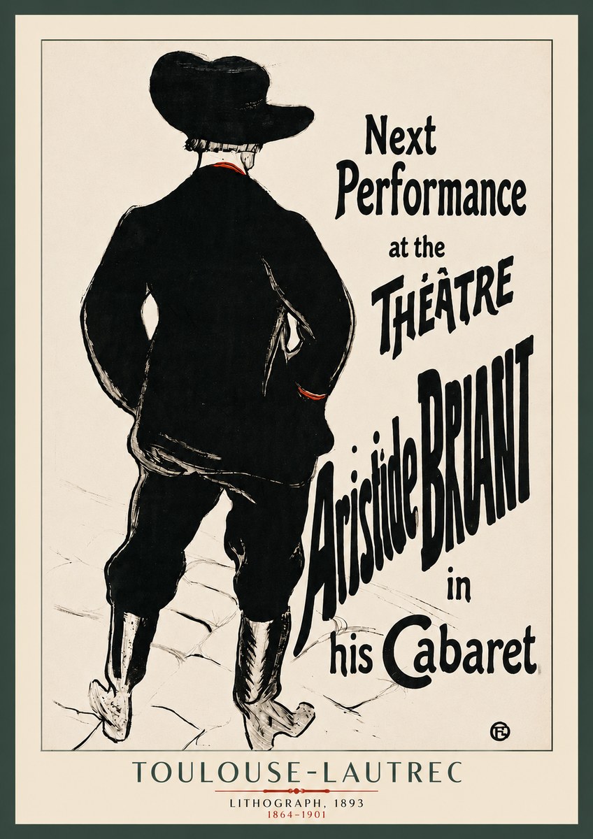 Toulouse-Lautrec Next Performance at the Théâtre Aristide Bruant in His Cabaret No3 - Póster