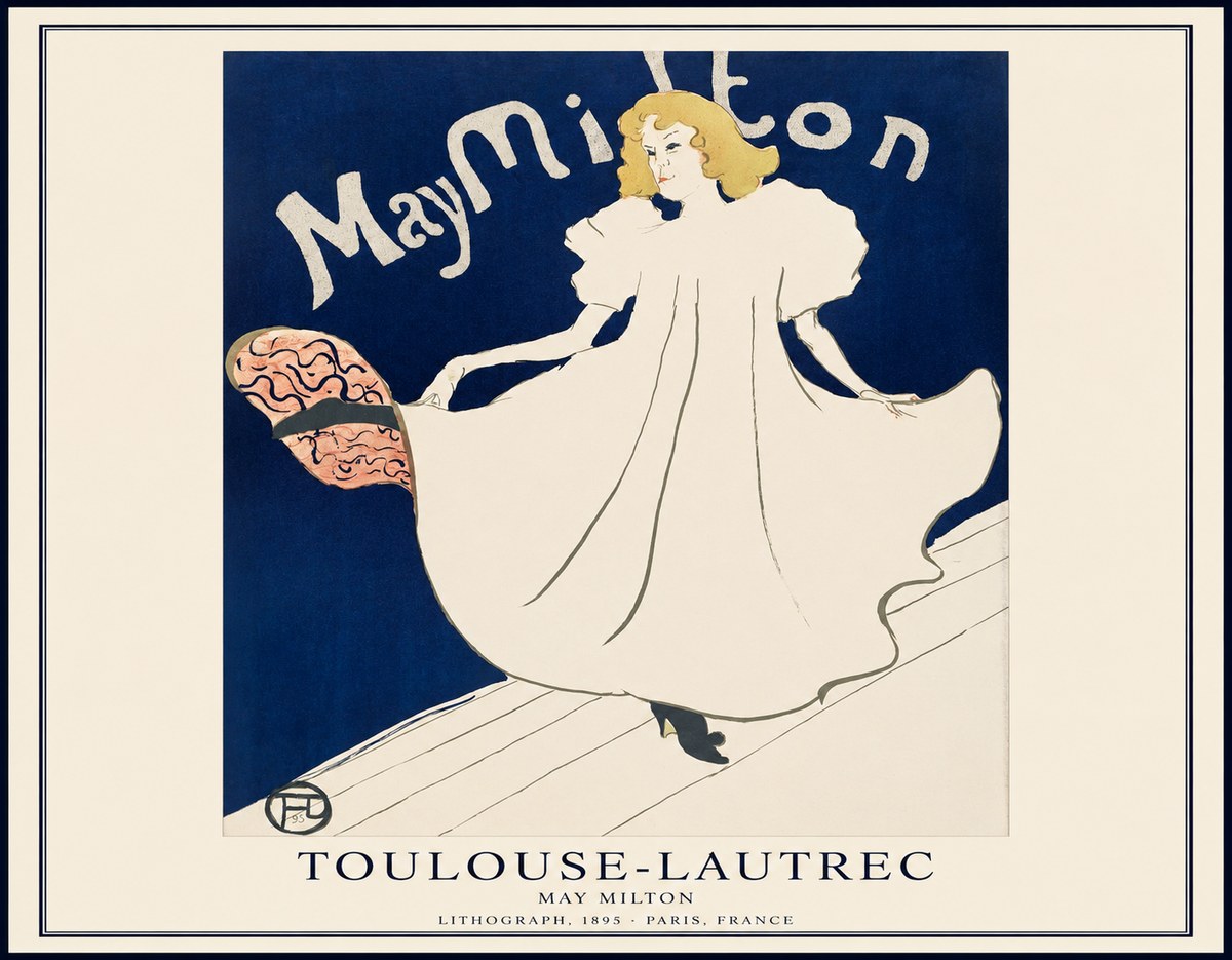 Toulouse-Lautrec May Milton No1 - Póster