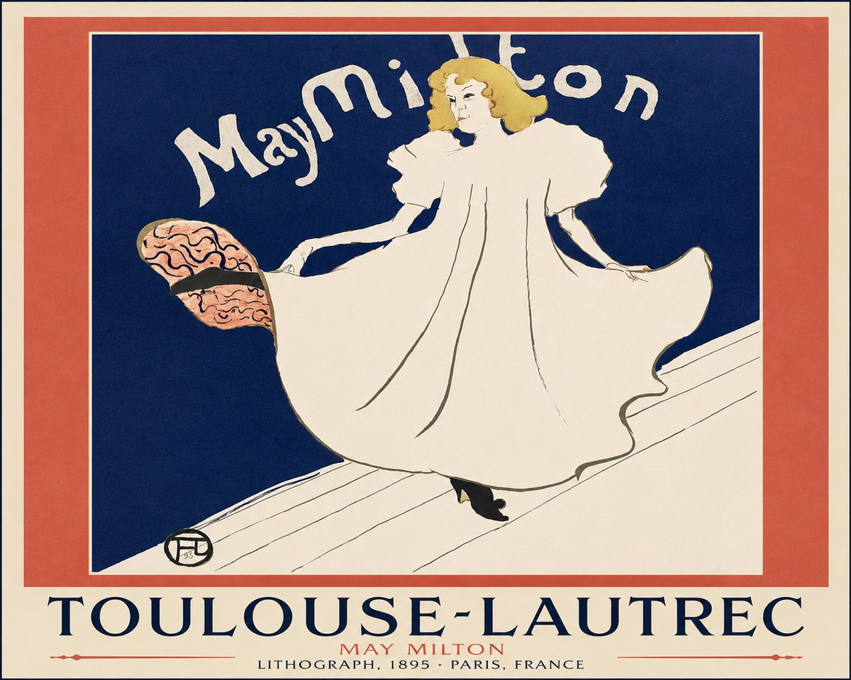 Toulouse-Lautrec May Milton No4 - Póster