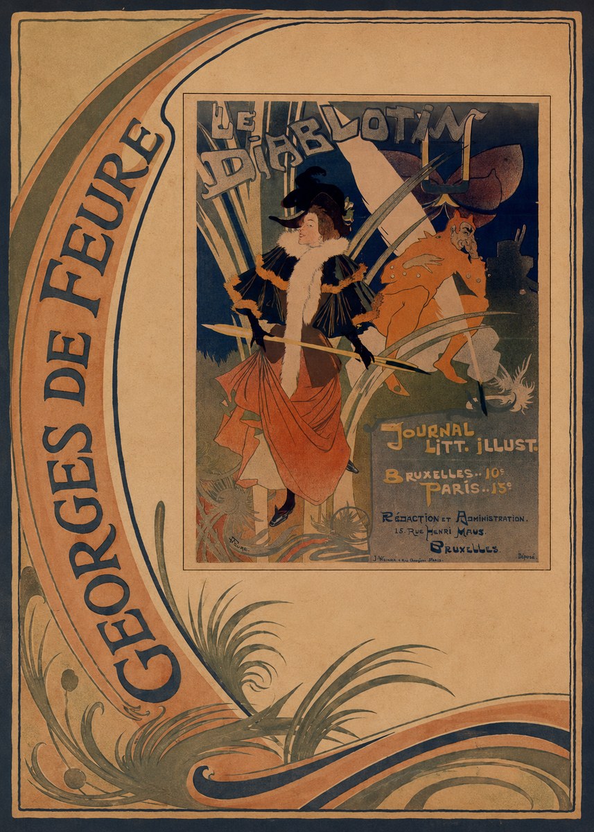 Georges de Feure Le Diablotin I No2 - Póster