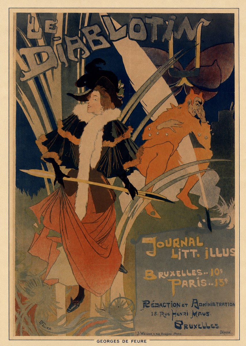 Georges de Feure Le Diablotin I No6 - Póster