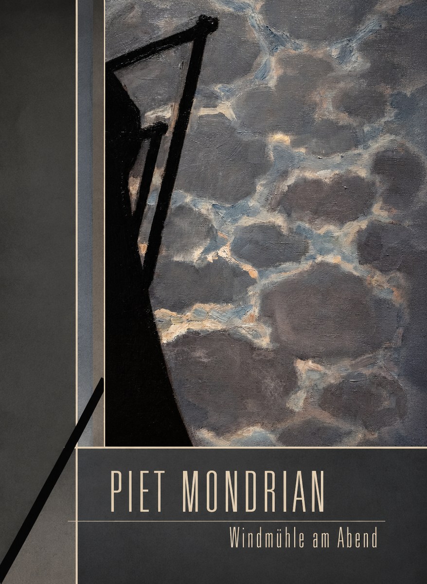 Piet Mondrian Windmühle Am Abend I No2 - Póster